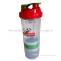 Spider bottle, a protein shaker to mix nutritional supplements easily at home or during travel